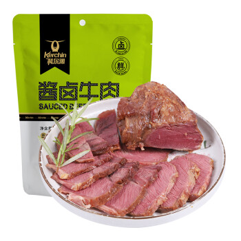 科尔沁酱卤牛肉五香味200g熟食腊味酱牛肉菜肴肉干肉脯休闲方便零食小吃	